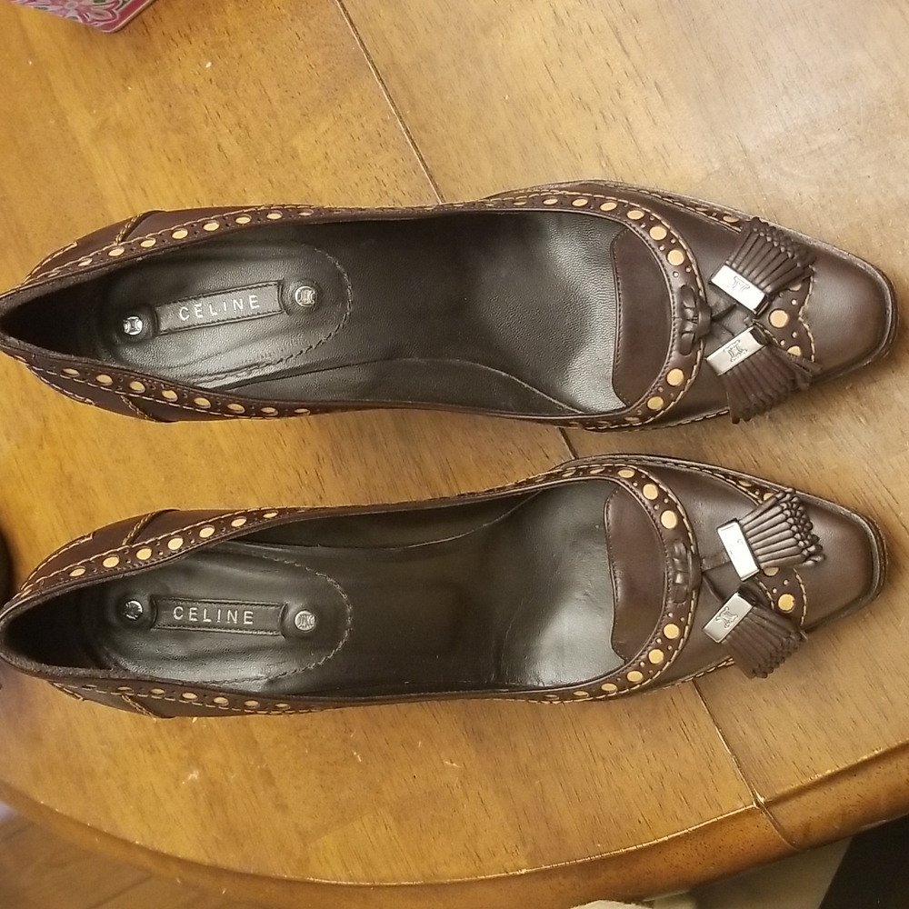 Gorgeous brown Celine heels